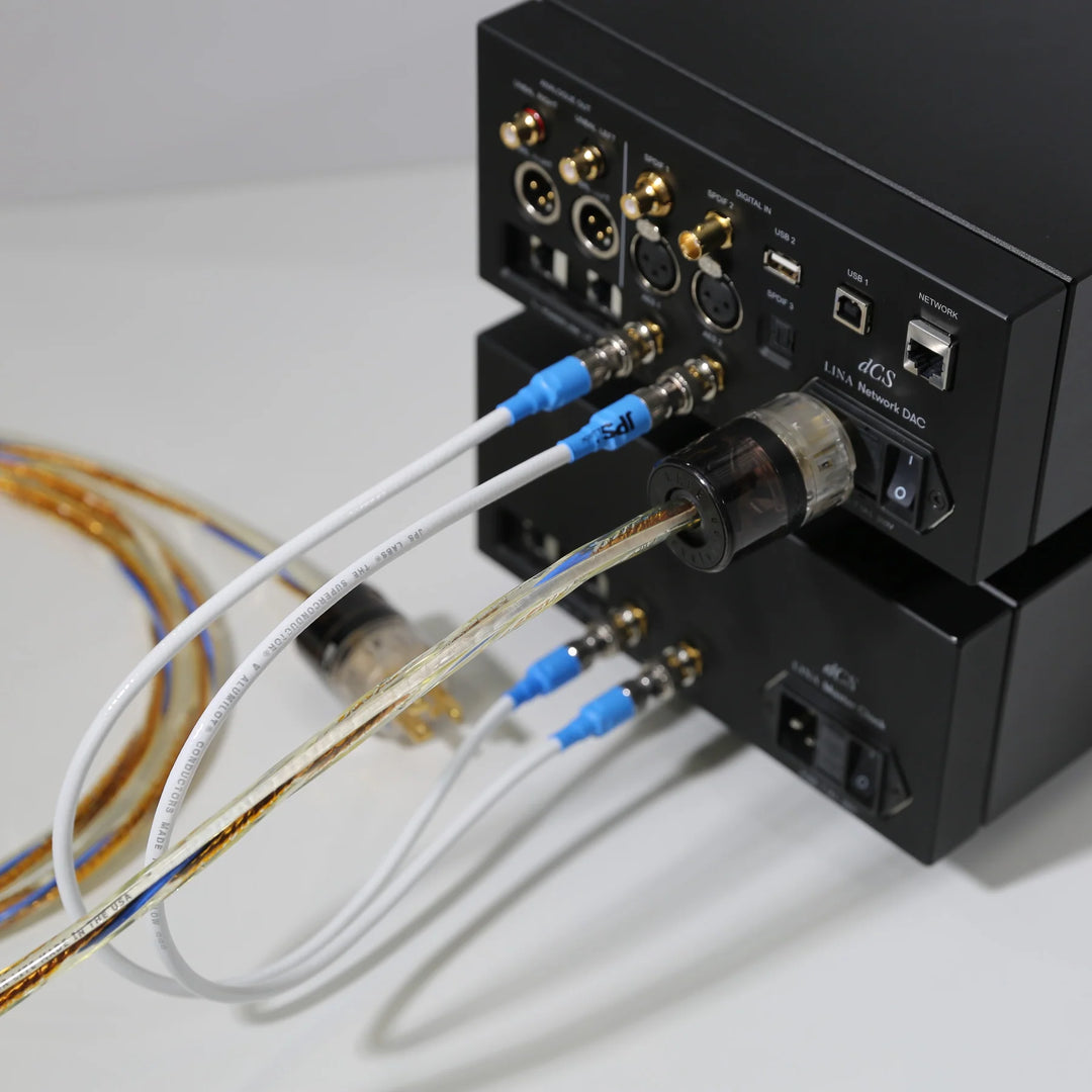 Ensemble de câbles d'horloge double et d'alimentation CA JPS Labs dCS Lina
